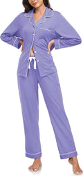 Women's 100% Cotton Pajama Set - Long Sleeve - 2 Piece