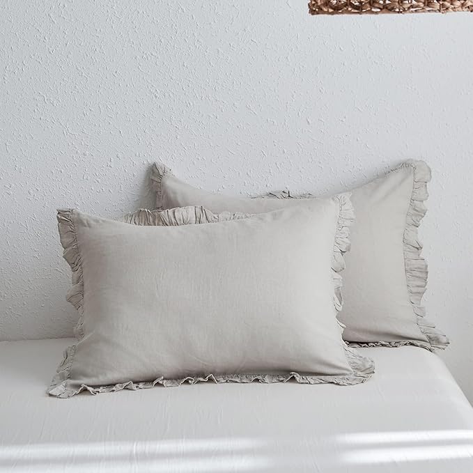Linen Duvet Cover Set - King - 3 Piece
