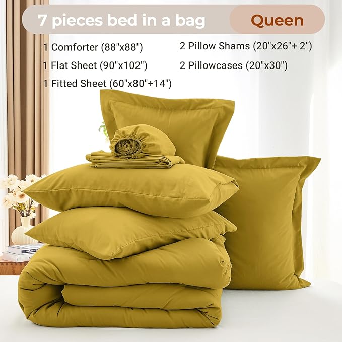 Comforter Set - Queen - 7 Piece