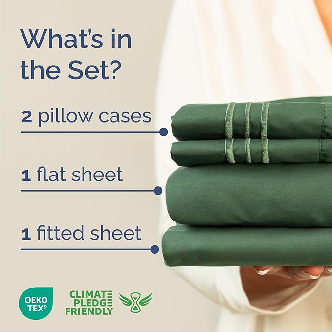 Cooling Bed Sheet Set - King - 4 Piece