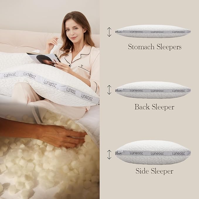 Bamboo Bed Pillow - King - 17 x 33 in