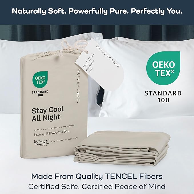 Cooling Pillowcase Set - Queen - 2 Piece