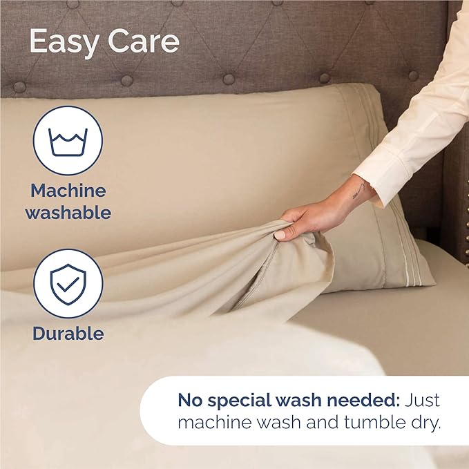 Cooling Bed Sheet Set - Split King - 5 Piece
