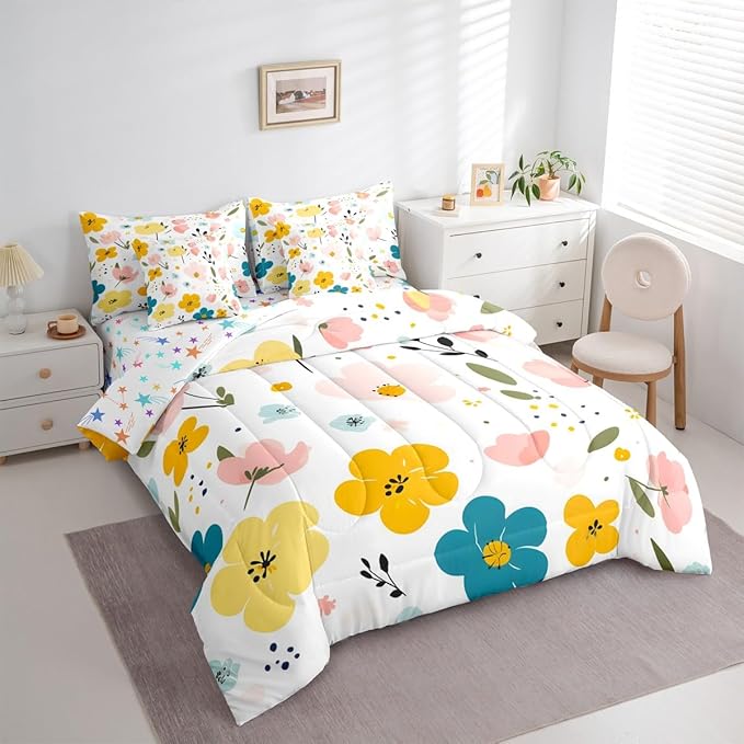 Microfiber Comforter Set - Queen - 7 Piece
