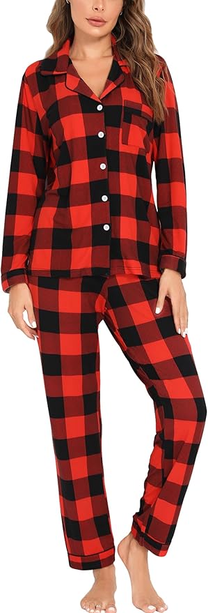 Women's Pants Pajama Set - Long Sleeve - 2 Piece