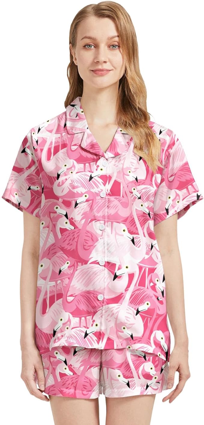 Women's Pajama Set - Short Sleeve - 2 Piece