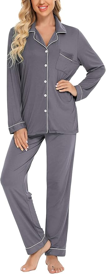 Women's Pants Pajama Set - Long Sleeve - 2 Piece