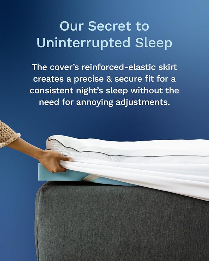 Memory Foam Cooling Mattress Topper - Twin XL