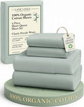 Linen Bed Sheet Set - Queen - 15 in Deep Pocket - 4 Piece