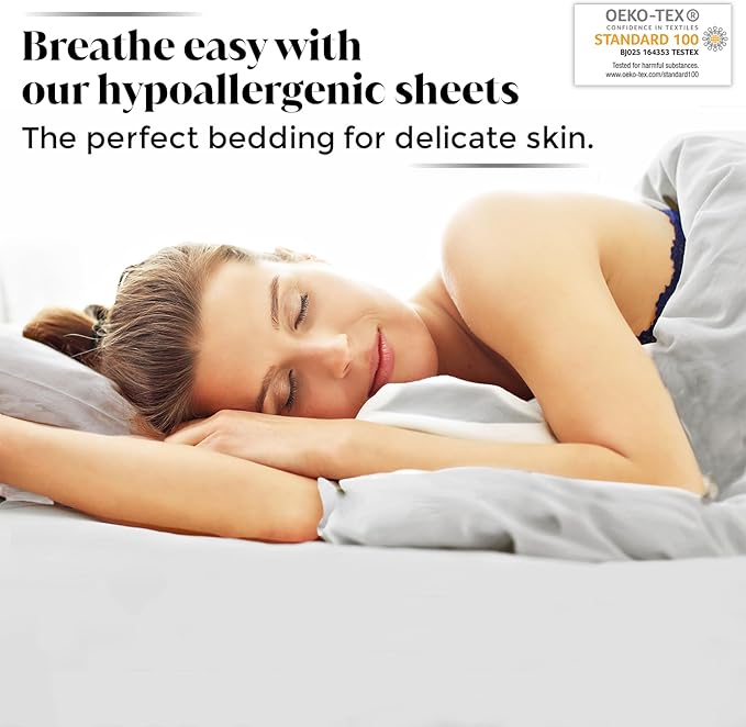 Bamboo Cooling Pillowcase Set - Queen - 2 Piece