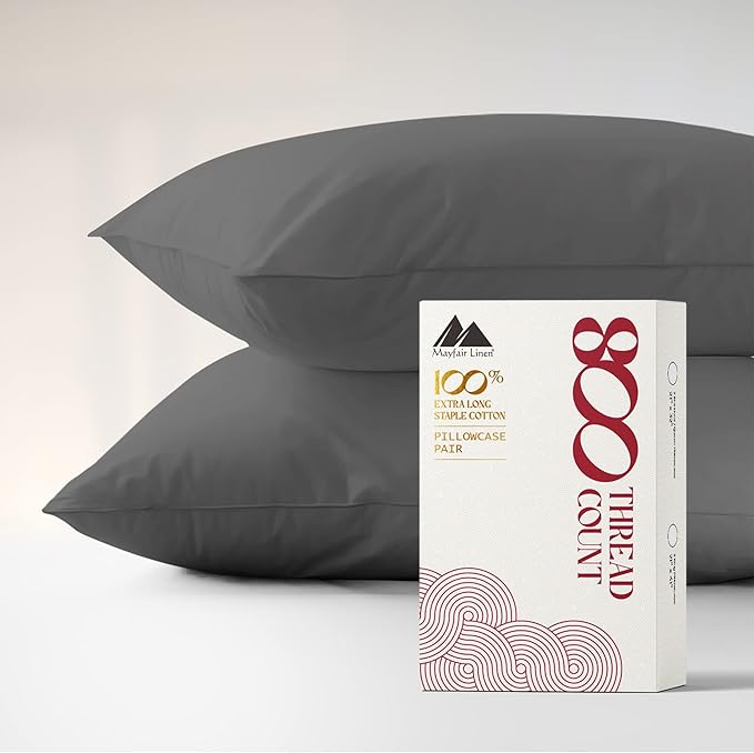 Linen Pillowcase Set - Queen - 2 Piece