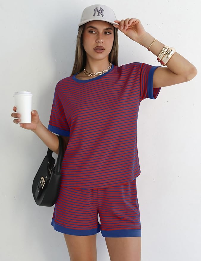 Shorts Pajama Set - Short Sleeve - 2 Piece