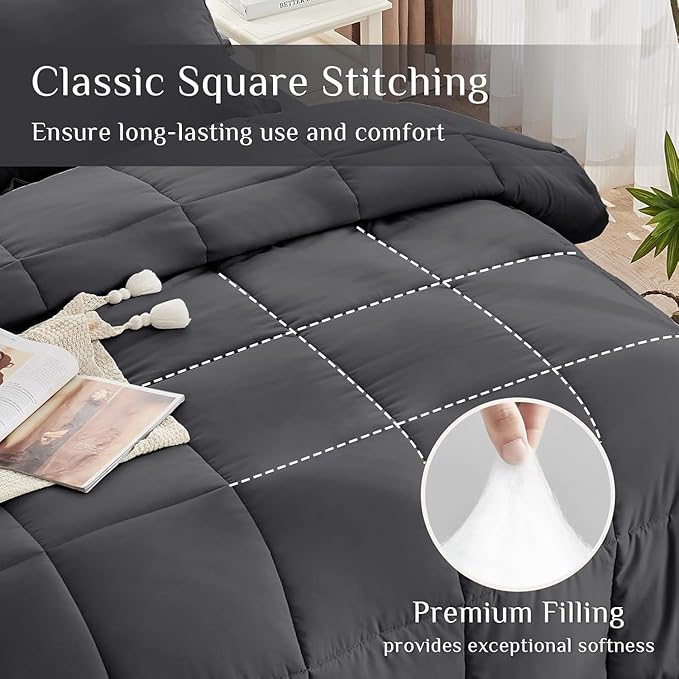 Down Alternative Comforter Set - Twin - 5 Piece