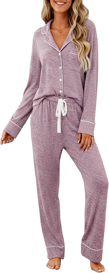 Women's Pajama Set - Long Sleeve - 2 Piece
