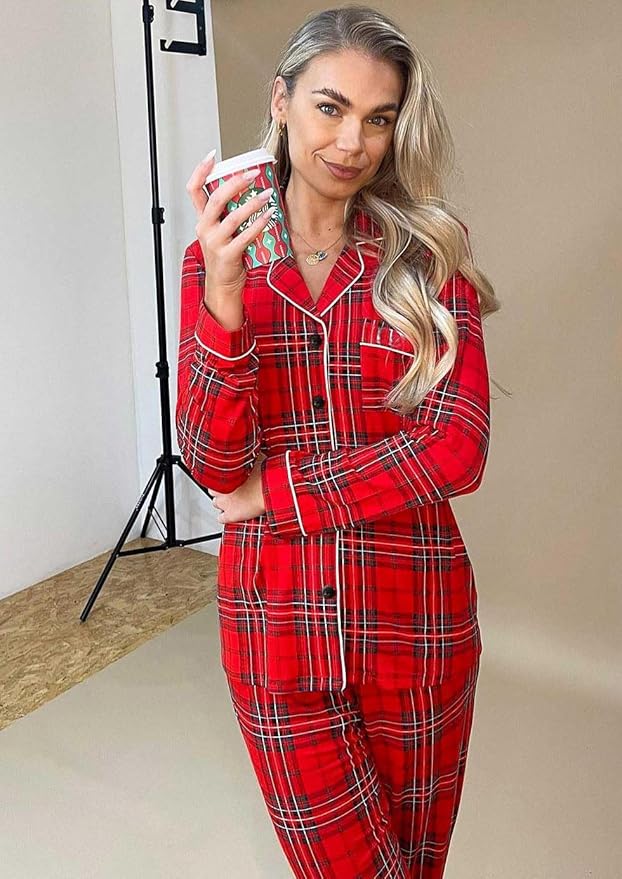 Women's Pajama Set - Long Sleeve - 2 Piece