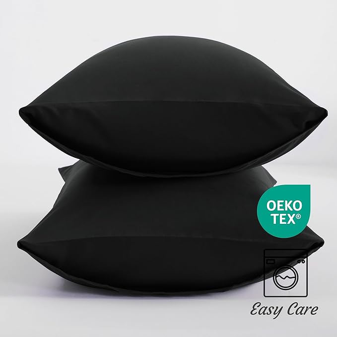 Microfiber Pillowcase Set - Standard - 20 x 26 in - 2 Pack - 2 Piece