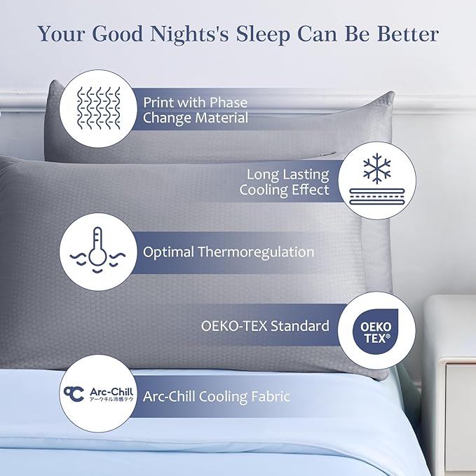 Cooling Pillowcase Set - 2 Pack