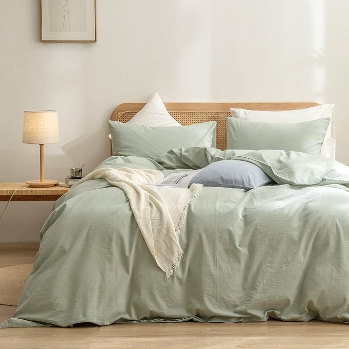Linen Duvet Cover Set - King - 3 Piece