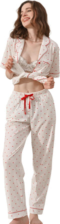 Women's 100% Cotton Pajama Set - 2 Piece
