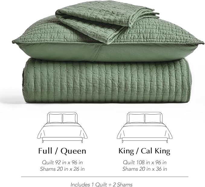 Quilt Set - Queen - 3 Piece