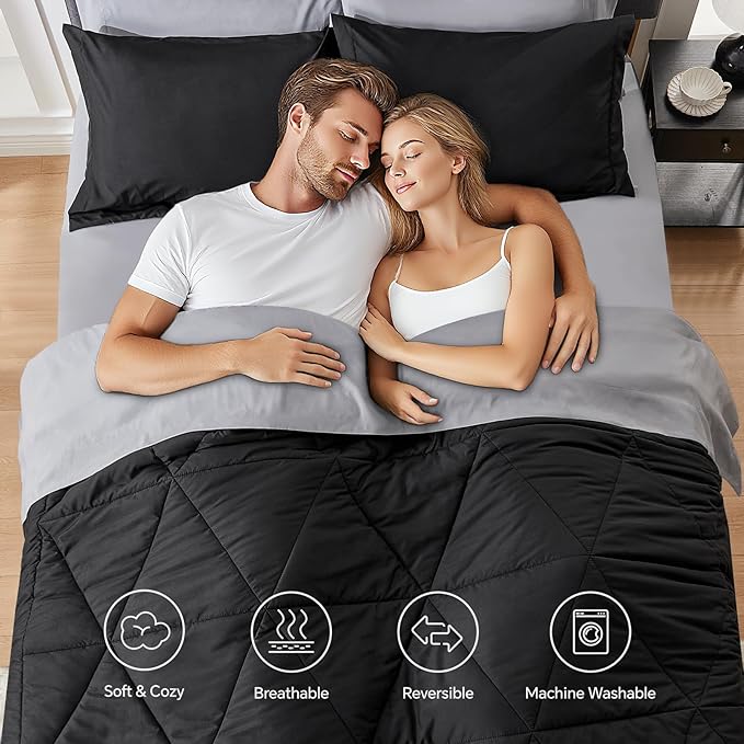 Microfiber Comforter Set - California King - 7 Piece