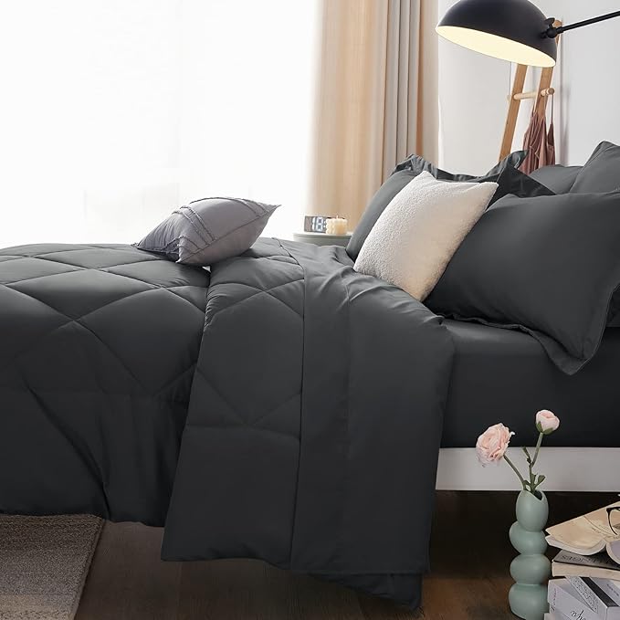 Down Alternative Comforter Set - King - 7 Piece
