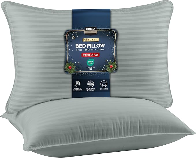 Down Alternative Cooling Bed Pillow - Standard - 2 Piece