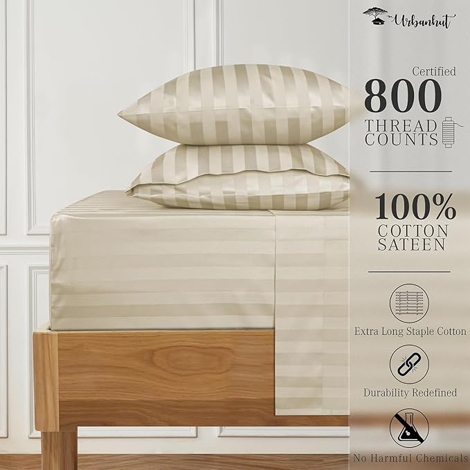 Bed Sheet Set - King - 16 in Deep Pocket - 4 Piece