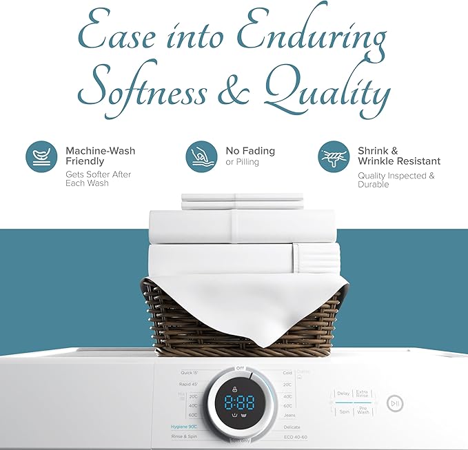 Linen Cooling Pillowcase Set - King - 2 Piece