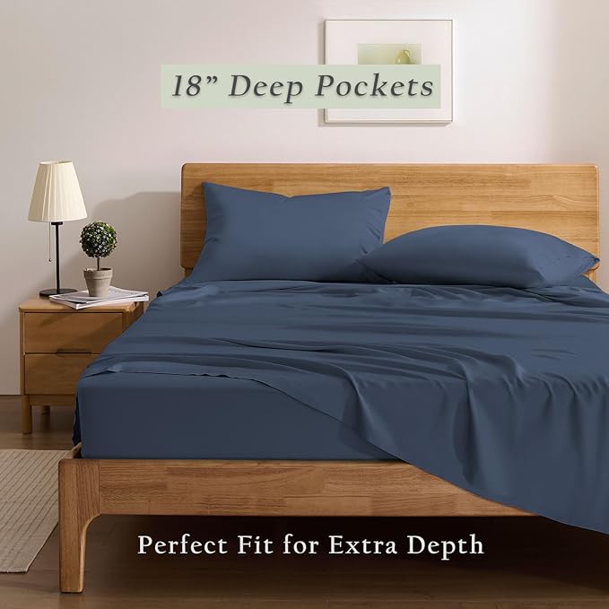 Bamboo Cooling Bed Sheet Set - Twin - 3 Piece