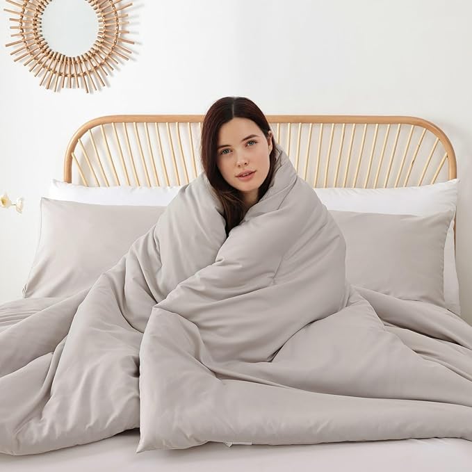Linen Comforter Set - Full - 3 Piece