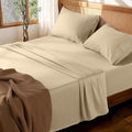100% Cotton Bed Sheet Set - Full - 4 Piece