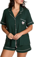 Women's Shorts Pajama Set - Short Sleeve - 2 Piece
