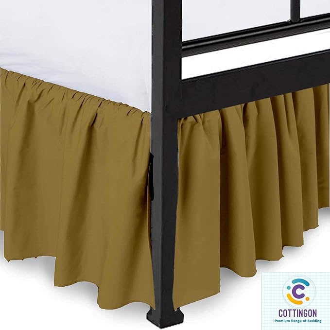 Microfiber Bed Skirt - Twin - 15 in Drop
