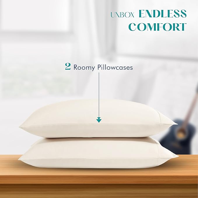 Linen Cooling Pillowcase Set - King - 2 Piece