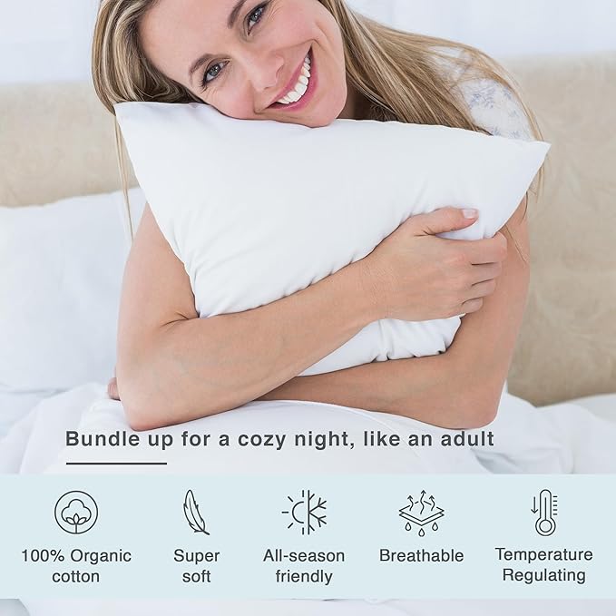 Waterproof Pillow Protector - King - 2 Piece
