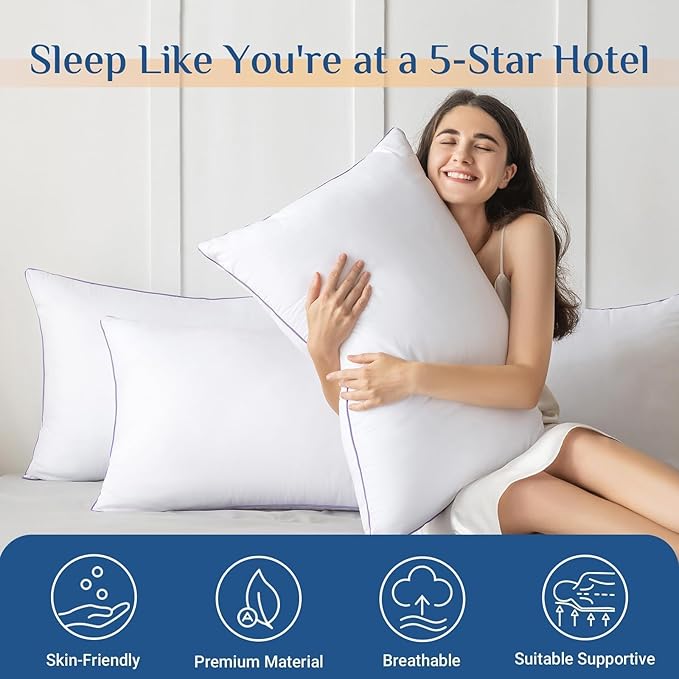 Down Alternative Bed Pillow - Full - 2 Piece