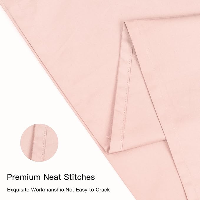 100% Cotton Pillowcase Set - Standard - 20 x 26 in - 2 Piece