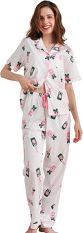Women's 100% Cotton Pajama Set - 2 Piece