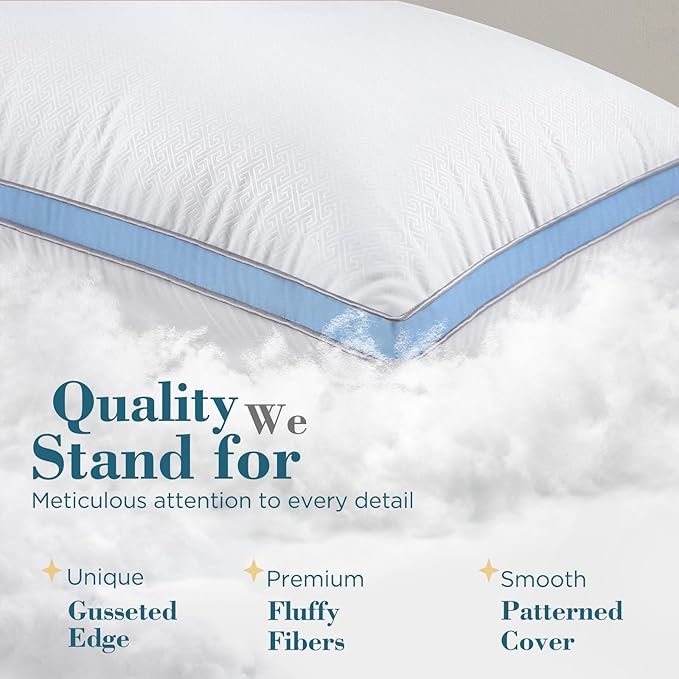 Down Alternative Cooling Bed Pillow - Queen - 2 Piece