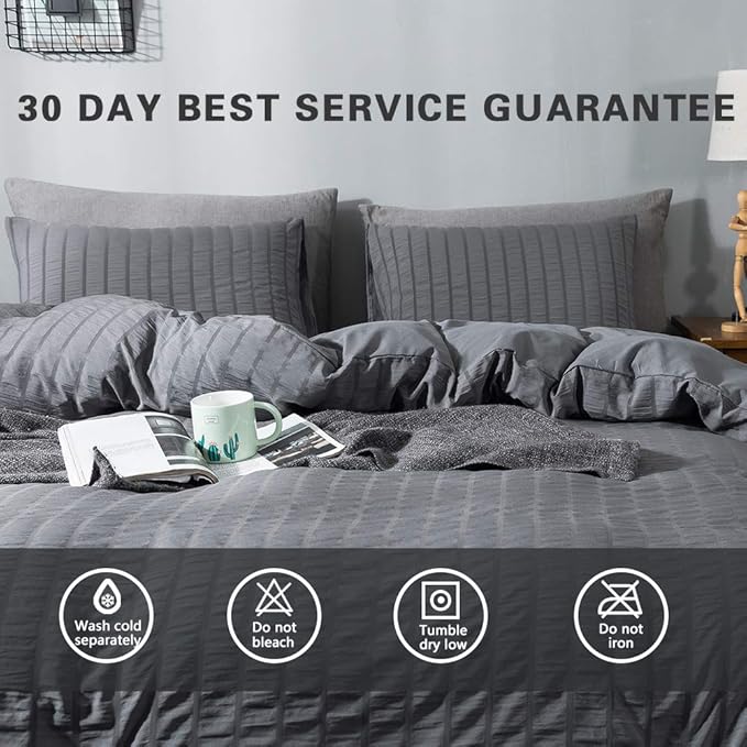 Microfiber Duvet Cover Set - Twin - 68 x 90 in - 2 Piece