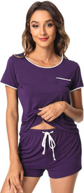 Women's Bamboo Cooling Pajama Set - Short Sleeve - 2 Piece