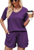 Shorts Pajama Set - Short Sleeve - 2 Piece