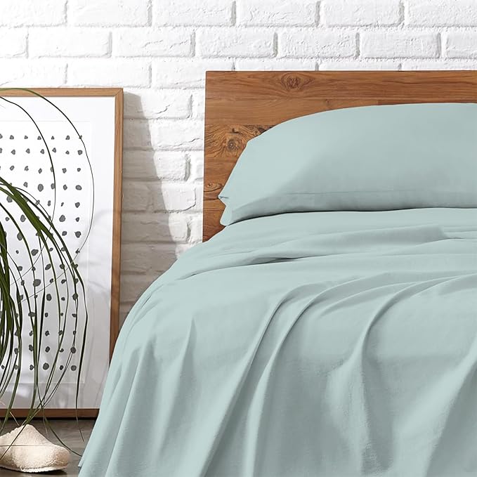 Linen Cooling Bed Sheet Set - Twin XL - 16 in Deep Pocket - 3 Piece