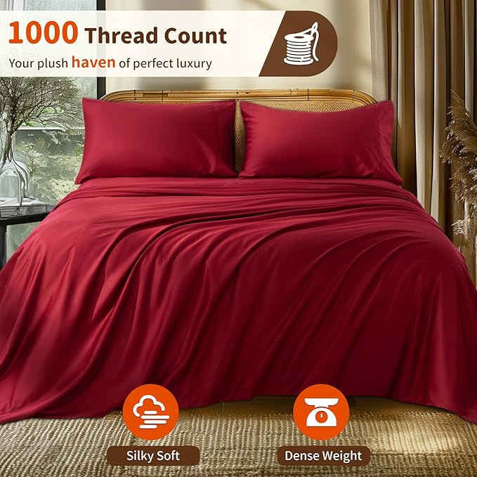 Bed Sheet Set - Queen - 4 Piece
