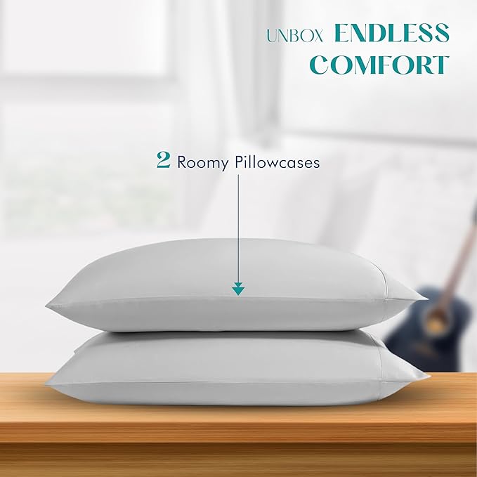 Linen Cooling Pillowcase Set - King - 2 Piece