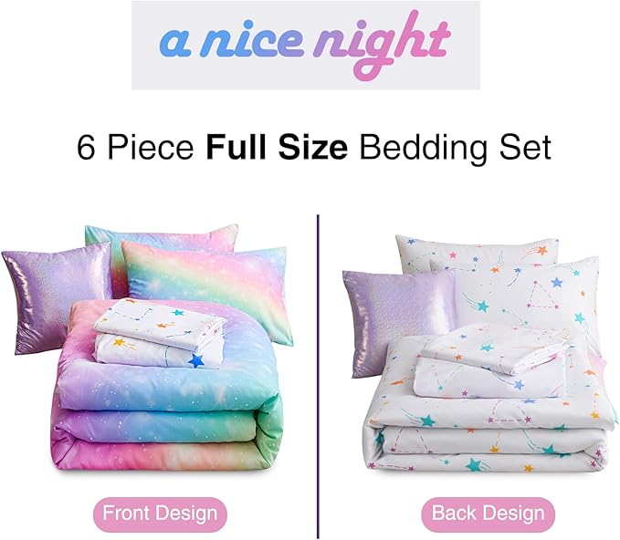 Comforter Set - Full - 6 Piece