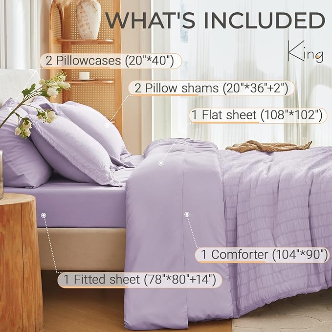 Comforter Set - King - 7 Piece