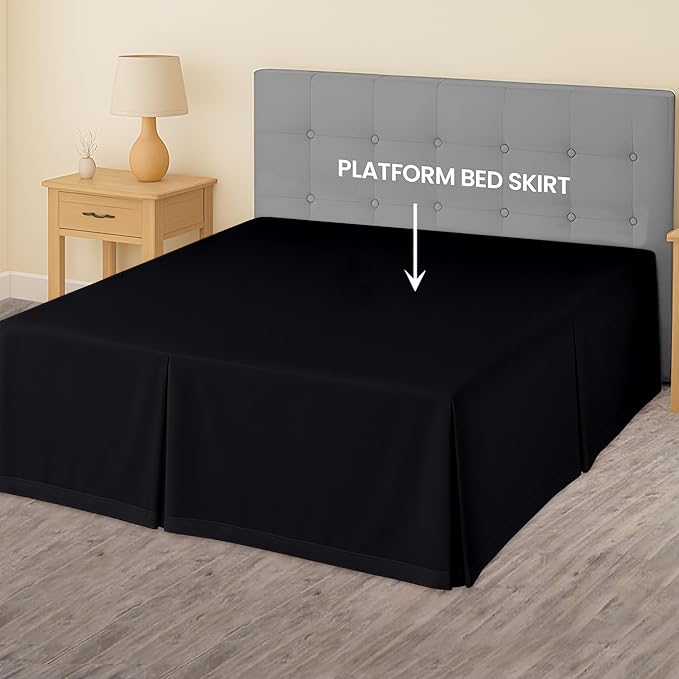 Microfiber Bed Skirt - Queen - 11 in Drop