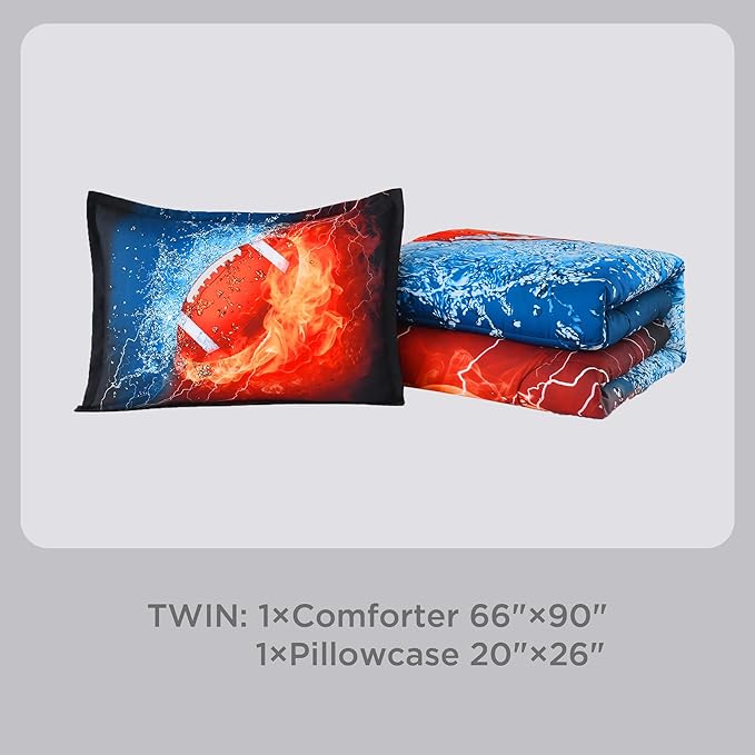 Microfiber Comforter Set - Twin - 66 x 90 in - 2 Piece